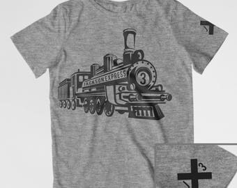 Train birthday shirt toddler train theme train conductor shirt Toddler birthday train party