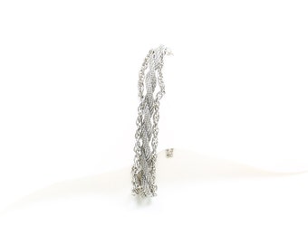 Vintage Goldette Silver Chain Link Bracelet
