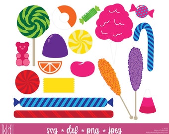18 Candy svg | Lollipop svg | Halloween Candy svg | Christmas Candy svg | Cotton Candy svg | Rock Candy svg | Candy Corn svg | Candy Cane