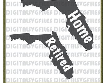 Florida State svg File, States Florida Home, Florida Retired svg, Florida svg, Florida Vector File, Florida State Vector Cutting Files