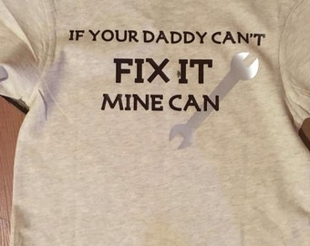 My daddy can fix it! Mechanic child