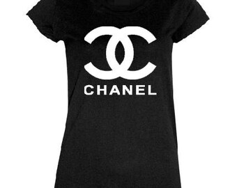 Chanel t shirt | Etsy