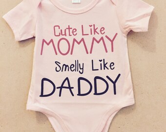 Cute Baby Girl Pink Bodysuit