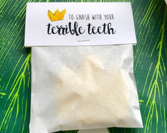 Where The Wild Things Are Favor Bag Toppers, Gnash Your Terrible Teeth, King of All Wild Things, Wild Rumpus, Thank You Printable, 4.25x2.