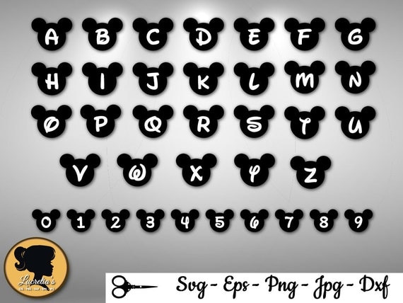 Mickey Mouse Schrift Mickey Mouse Schrift