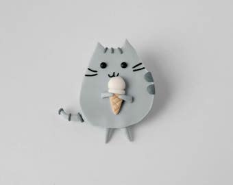 pusheen cat ice cream