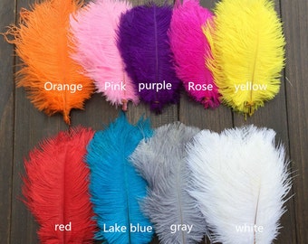 Discount item 100pcs ostrich feather for wedding table