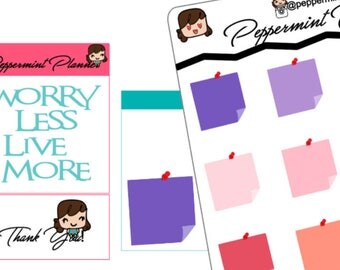 Post it notes Planner Stickers {#261}