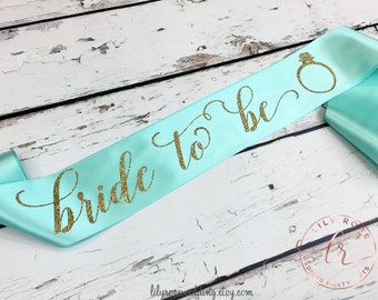 Bride Sash, Bridal Sash, Bachelorette Sash, Bride to be Sash, Mrs Sash, Future Mrs Sash, Glitter Sash, Maid of Honor Sash, Bridal Party Sash