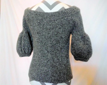 Over sized cardigan Gray sweater gray slouchy knit sweater