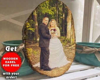 Wife To Husband Gift, Photo On Wood, Wood Slices For Centerpieces, Will You Be My Matron Of Honor, Wife Christmas, Where The Wild Things Are