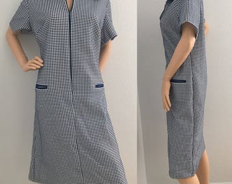 1960's Vintage Mod Shift Dress L/XL