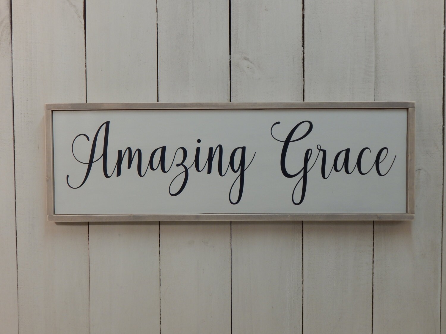 Amazing Grace Sign Amazing Grace Wood Sign Farmhouse Sign