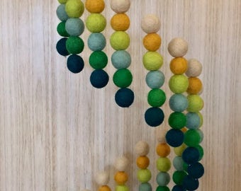 Cot Mobile - Crib Mobile - Felt Ball Mobile - Baby Mobile - Felt Balls - Nursery Decor - Spiral Pattern