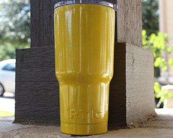 Yellow yeti cup | Etsy