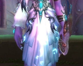 Tyrande Whisperwind World of Warcraft Cosplay Costume Handmade Made for order