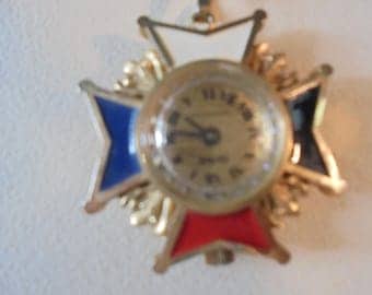 Vintage Swiss Made Sheffield Watch Necklace