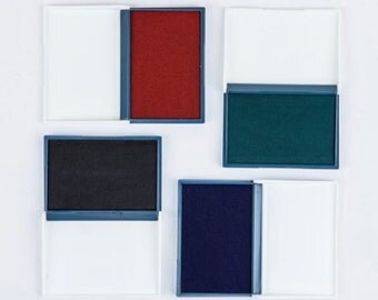 Ink pads for rubber stamps