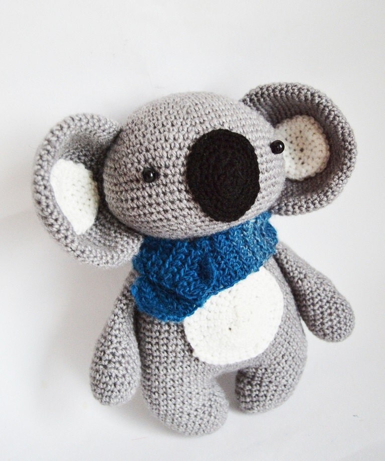 Amigurumi Koala hakeln Koala gefullt gestrickt Koala Amigurumi