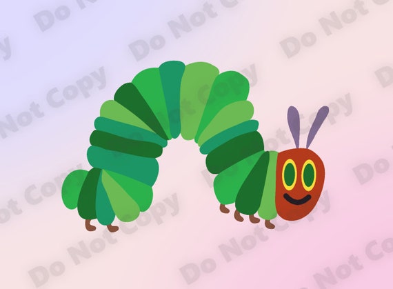 Download Hungry Caterpillar SVG Ready to Cut High Quality Cutting Files