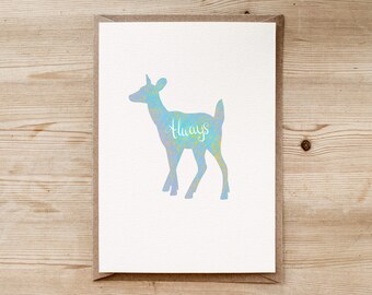Harry Potter Always Card | Lily Potter and Severus Snape | Harry Potter Wedding Card | Harry Potter Engagement Card | by Poppins & Co.