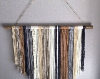Yarn Wall Art yarn wall hanging | etsy Yarn Wall Art yarn wall hanging | etsy