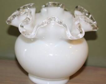 Fenton Milk Glass Bowl