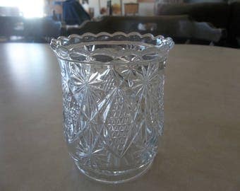 Vintage pressed glass