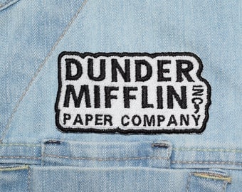 Paper Company Iron-on Embroidered Patch