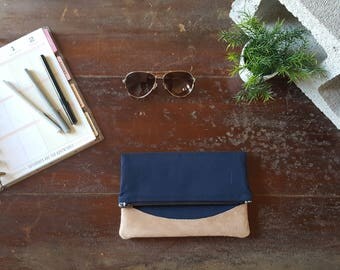 ELMIRA Fold over Pouch / Fold-over Pouch / Foldover Pouch / Pouch / Fold-over Clutch / Fold over clutch / Foldover Clutch / Clutch