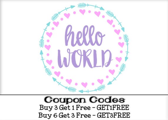 Download Hello World svg Baby svg New Baby svg by StickWithTimDesigns