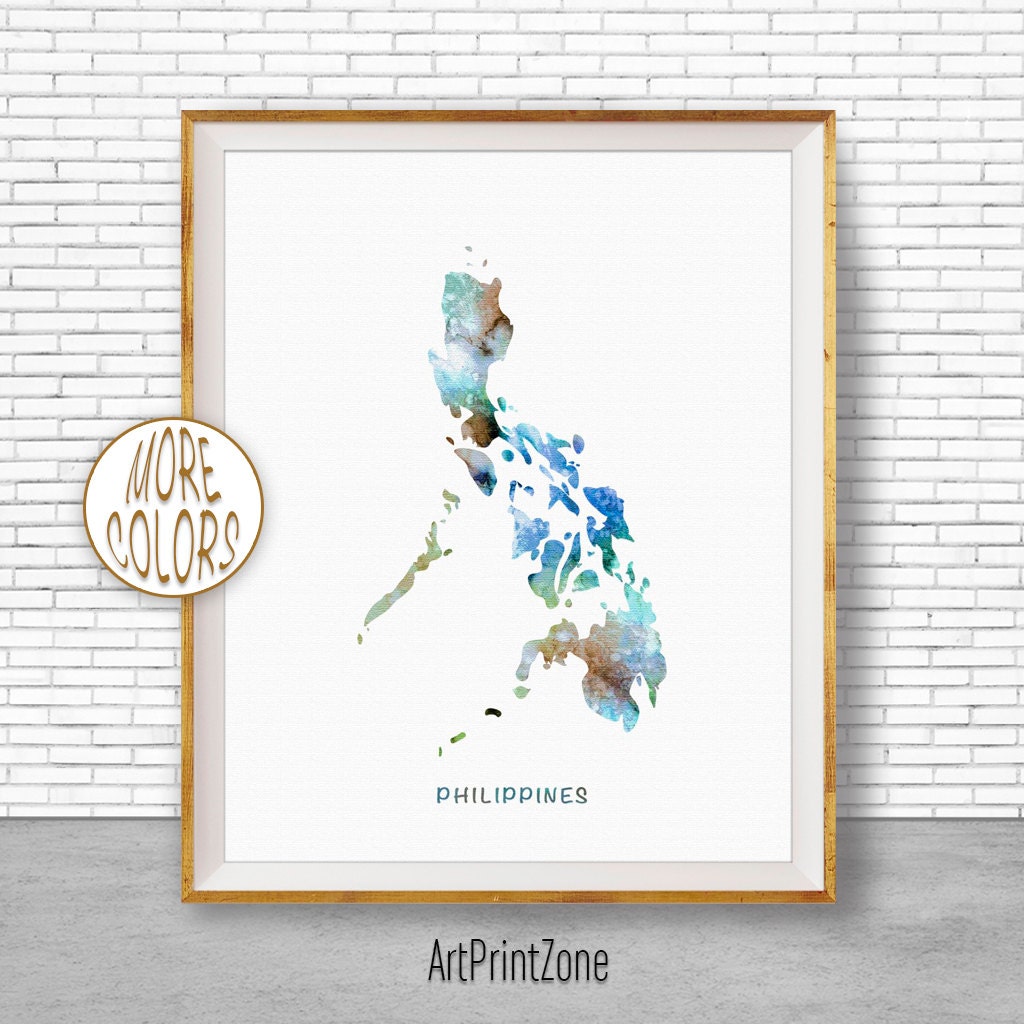 Moving Wall Art philippines map, philippines print, philippines art print Moving Wall Art philippines map, philippines print, philippines art print