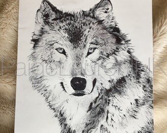 Wolf pens | Etsy