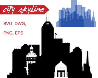 City map Indianapolis CDR