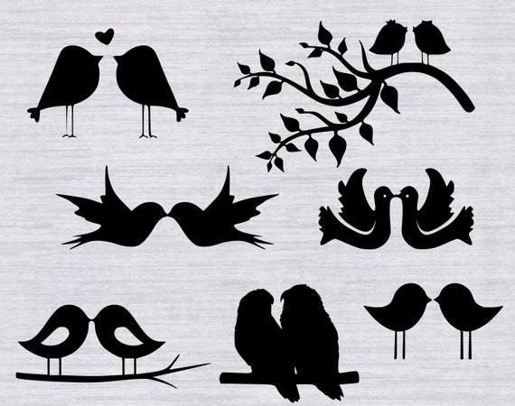 Lovebirds SVG bundle lovebirds clipart Love Birds svg