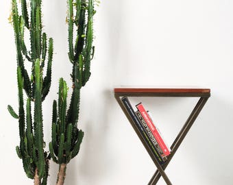Side table, Laptop table, Wooden side table, Rosewood veneer side table, Modern computer table, Wooden notebook table, Rosewood side table