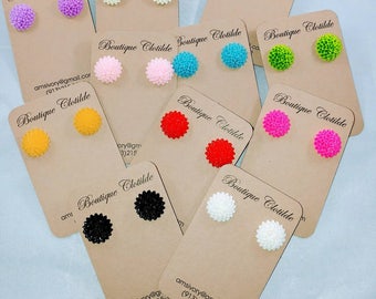 Chrysanthemum Stud Earrings