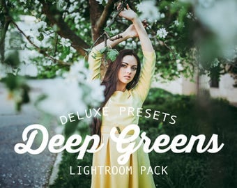 Deep Greens Lightroom Presets for Adobe Lightroom Photography Editing with Stunning Results