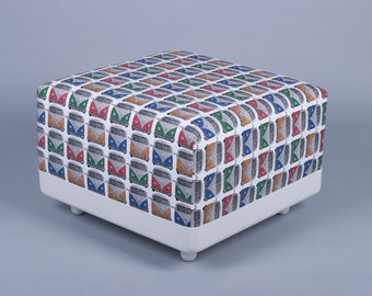 FeierbachCube stool 70s seat cube zip