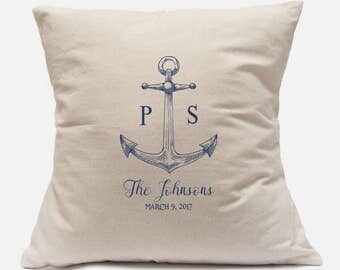 50th Wedding Anniversary Gift For Husband Gift Personalized Pillow Case 100% Cotton Canvas Customize with your information 14x14 and 18x18