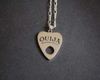Ouija board planchette necklace