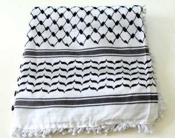 hand made unisex scarf , tactical keffiyeh