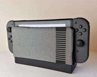 Nintendo Switch NES Themed Dock Sock Cozy Microfiber Protector