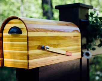 Wooden Mailbox