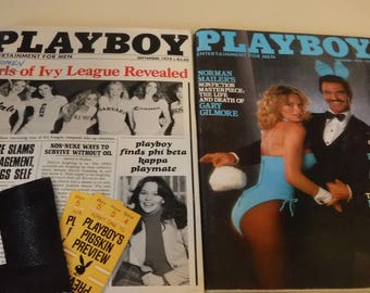 Playboy Magazines, set of 9, 1979-1981