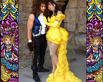 Beauty and The Beast Inspired Couples Costume