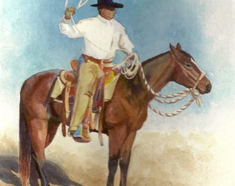 7 3/4x 9 3/4 Original watercolor painting by Terri Wagner