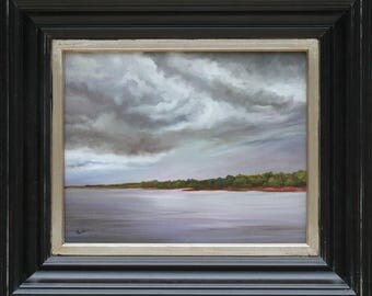 ORIGINAL OIL PAINTING 8x10 Florida Landscape Art by Eve Wheeler
