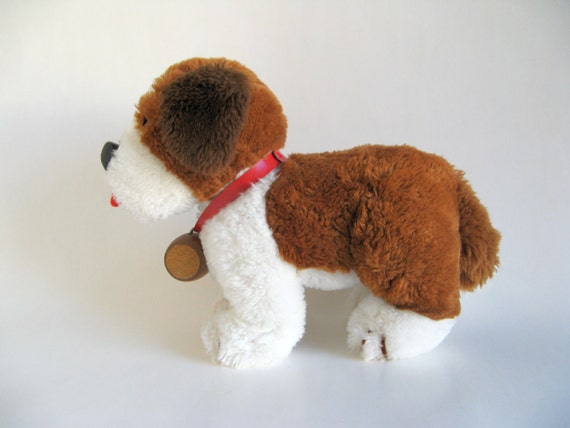 stuffed st bernard toy