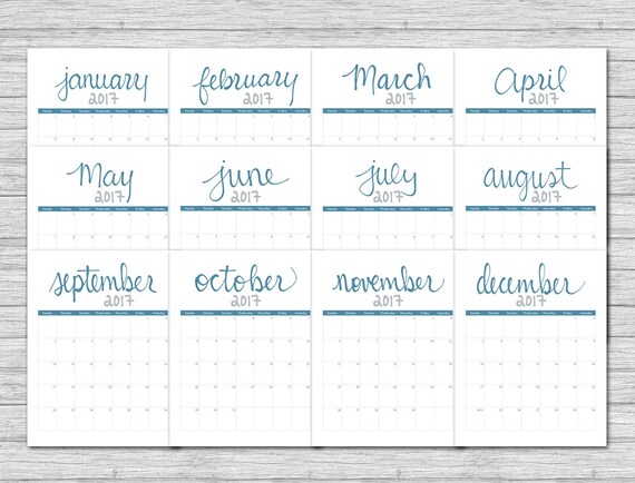 2017 Calendar - Niagara